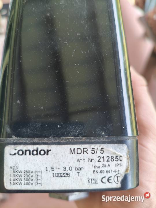 Presostat Condor mdr 55 3 fazowy 212874 Kańczuga