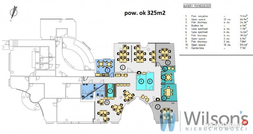Wynajmę lokal Warszawa 208m2