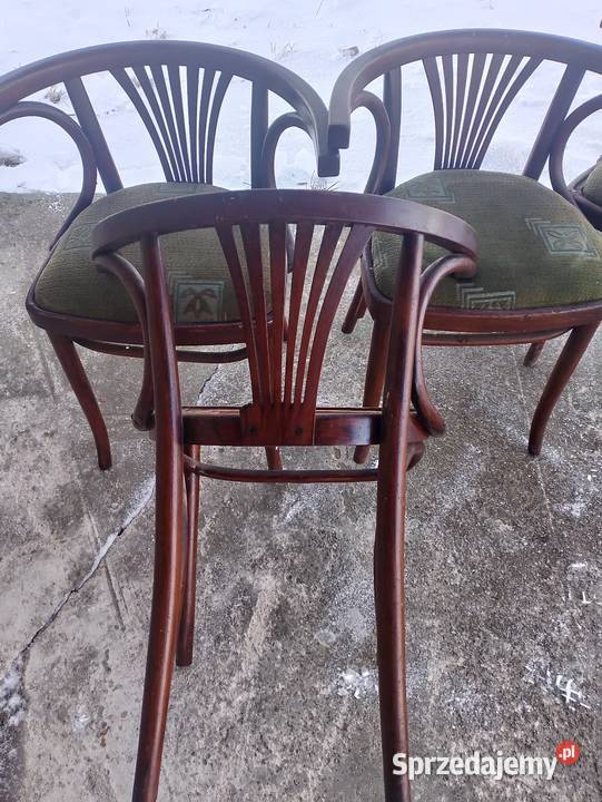 Krzesło krzesła gięte Thonet Antyki, Sztuka, Kolekcje mazowieckie Sokołów Podlaski