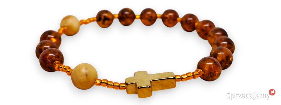 Bransoletka różaniec dziesiątka różańca z Warszawa