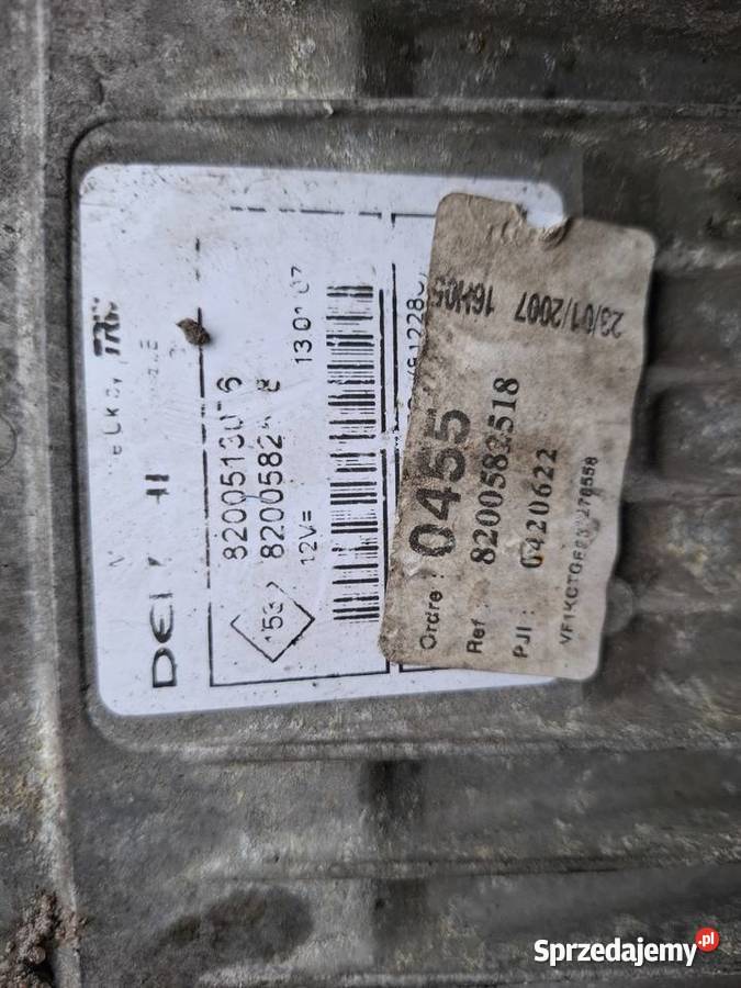 Komputer Silnika Renault Kangoo osobowe Wisznice sprzedam