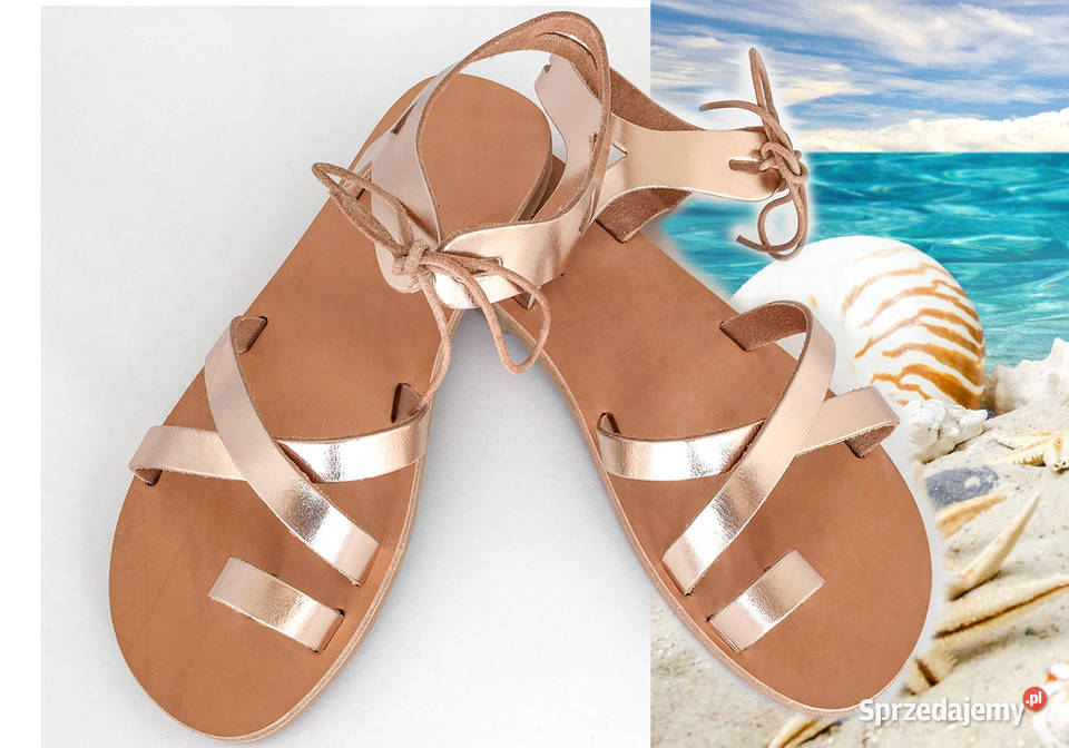 Sandały Rose Gold ze skóry naturalnej Poznań