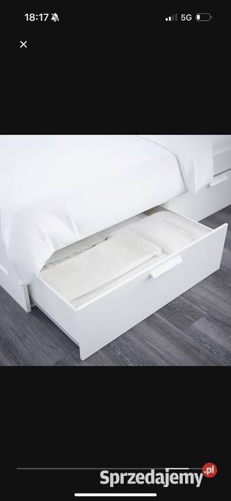 Łóżko bez zagłówka ze stelażem Gdańsk