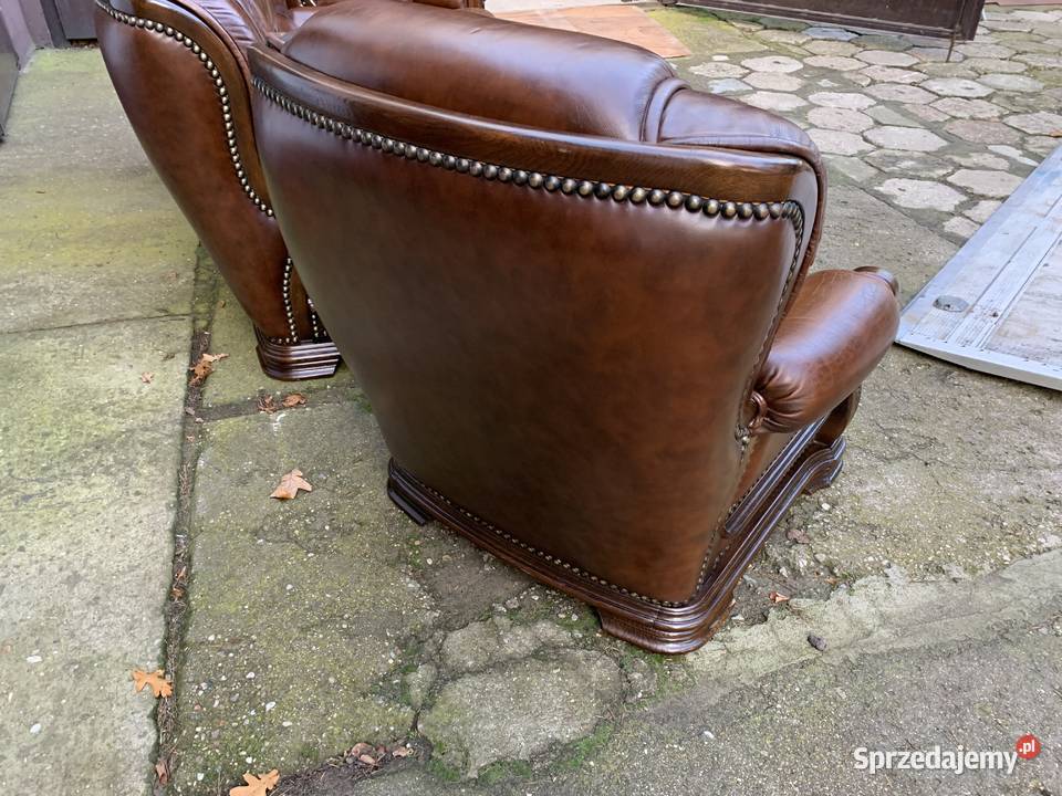 PIĘKNY HOLENDERSKI WYPOCZYNEK ZE SKÓRY NA wielkopolskie Ślesin