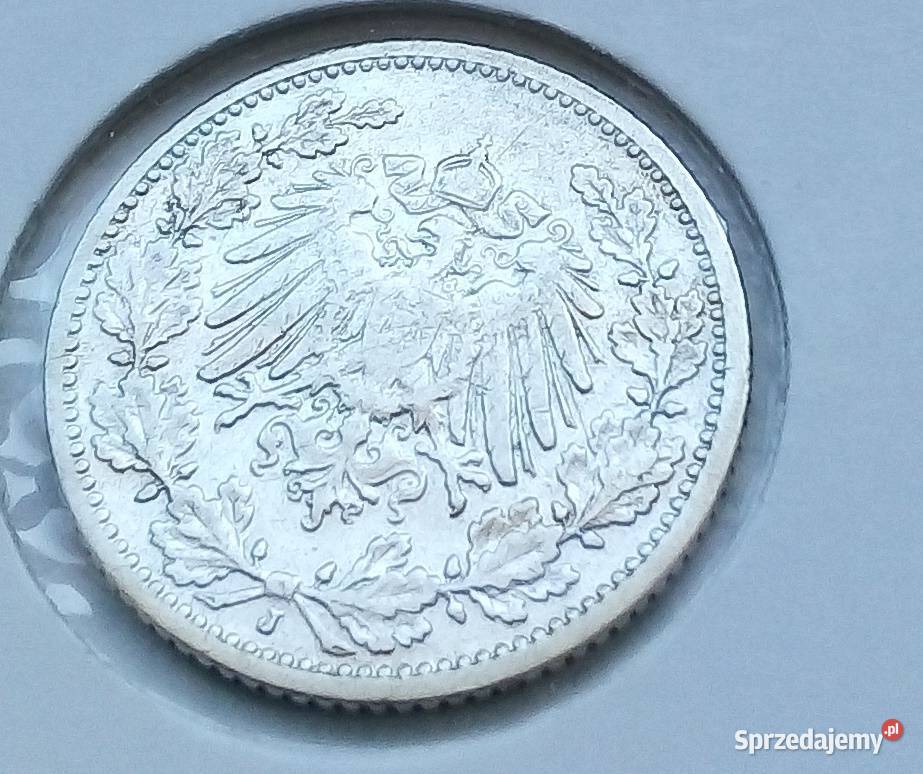 NIEWMCY12 MARKI1905 rJSREBRO W HOLDERZE Numizmatyka Legionowo
