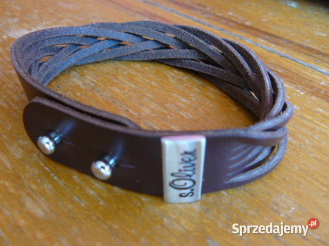 sOliver bransoletka skorzana 10 zl Rzeszów