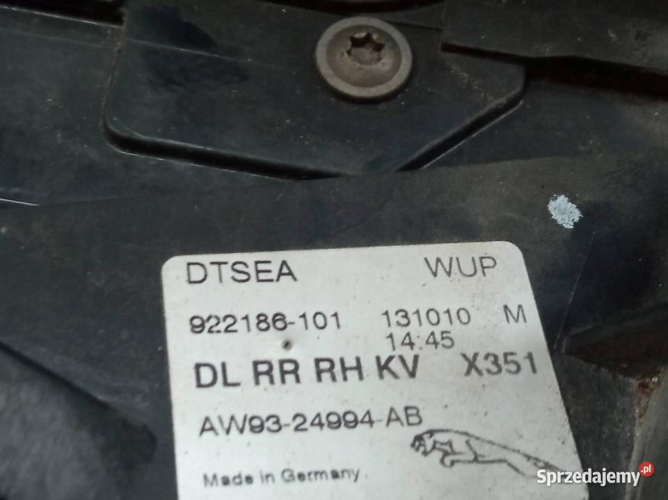 ZAMEK DRZWI TYŁ PRAWY EU 8X2A26412AC Jaguar XJ