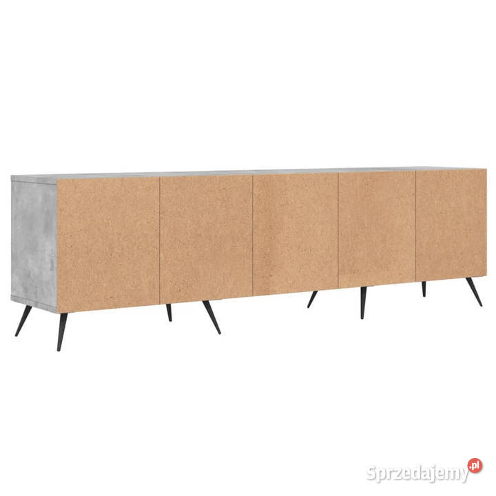 Szafka pod TV szarość betonu 150x30x445 WM831256 Warszawa