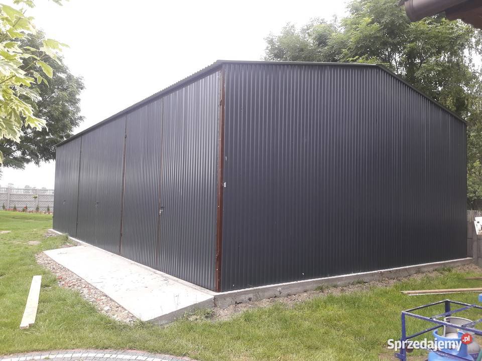 Garaż blaszany Garaże Blaszane Magazyn WiataHala 80m2 Oborniki