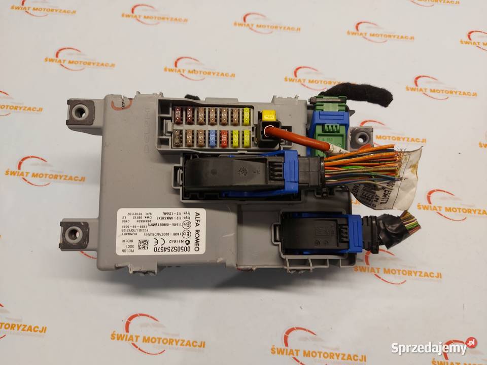 ALFA ROMEO MITO 12r moduł BSI 00505254570 osobowe Skrzynki bezpieczników Kielce