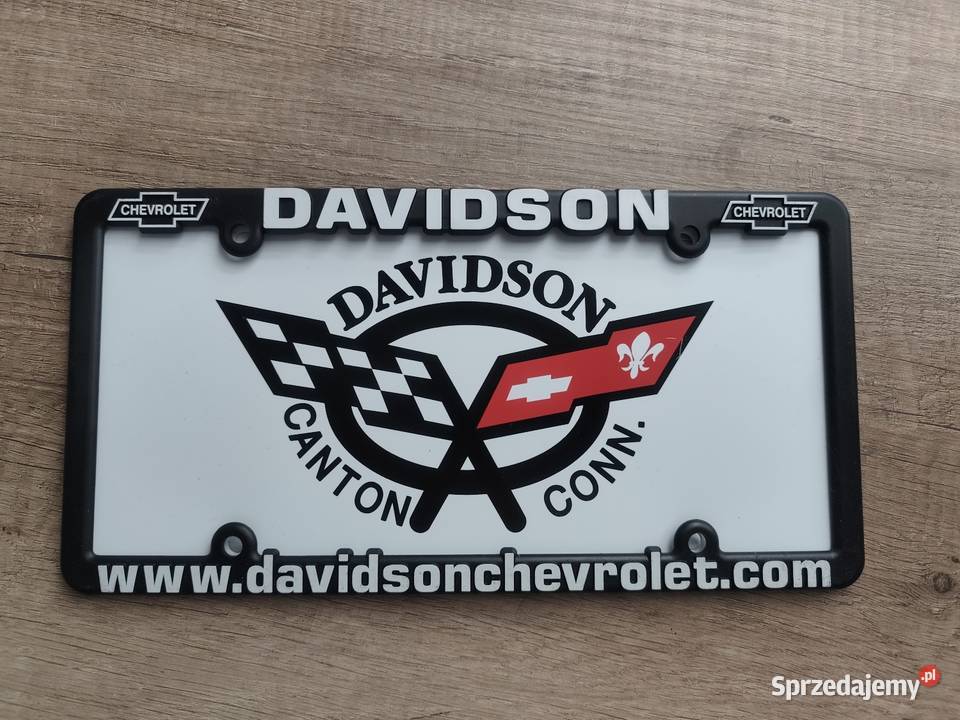 Ozdobna ramka tablicy Chevrolet Davidson Canton podkarpackie Rzeszów