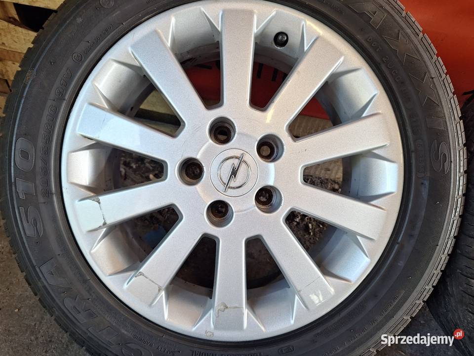 Alufelgi 5x110 16 ET44 OPEL Astra Combo Corsa aluminiowe kujawsko-pomorskie Choceń