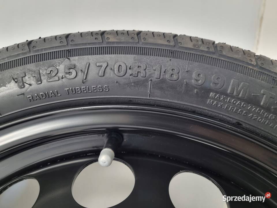 KOŁO DOJAZDOWE Audi TT Vw Golf IV 12570 R18 Chełm sprzedam