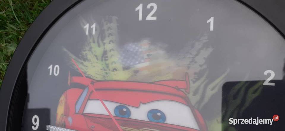 Zegar na ścianęDsneyPixar World Grand Prixw Pozostałe Tuszkowo sprzedam