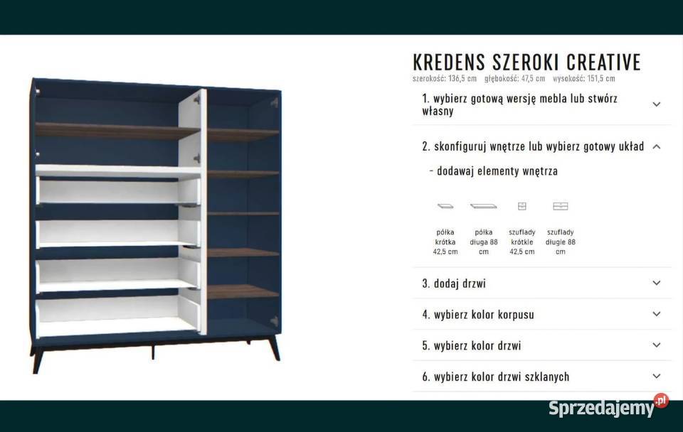 Vox Komoda Szafa trzydrzwiowa granatowa Komody Warszawa sprzedam