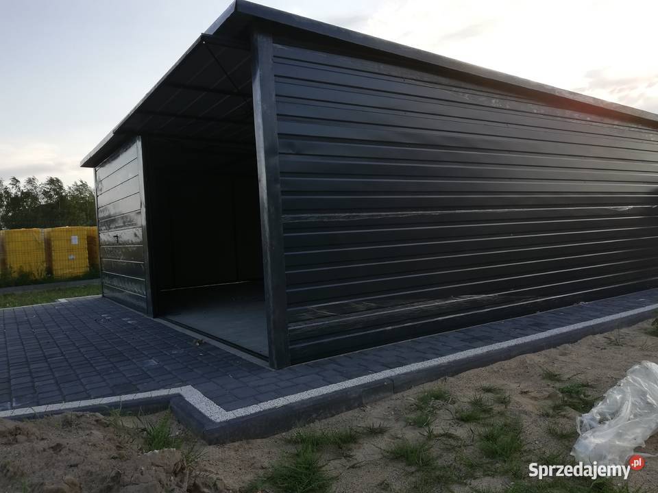 BLASZAK Drewnopodobny Złoty Dąb Garaże Blaszane Kamień Pomorski