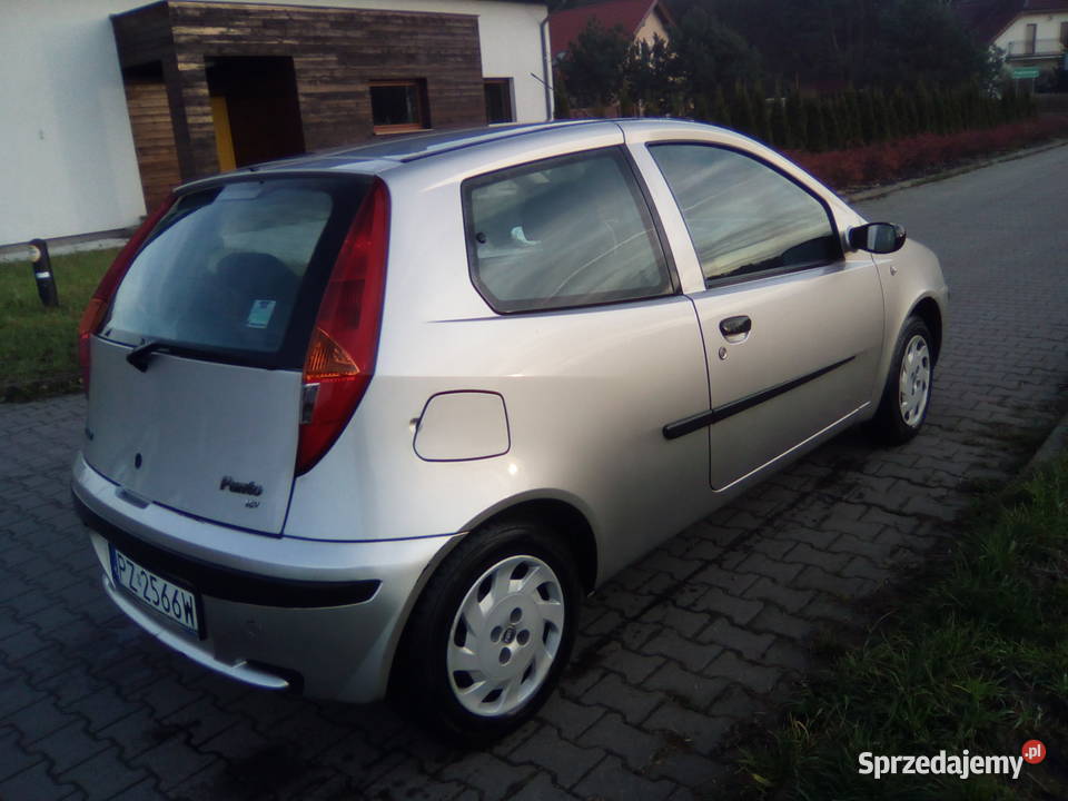 2002 Fiat Punto II 12 16V Dynamic 3d klima Poznań