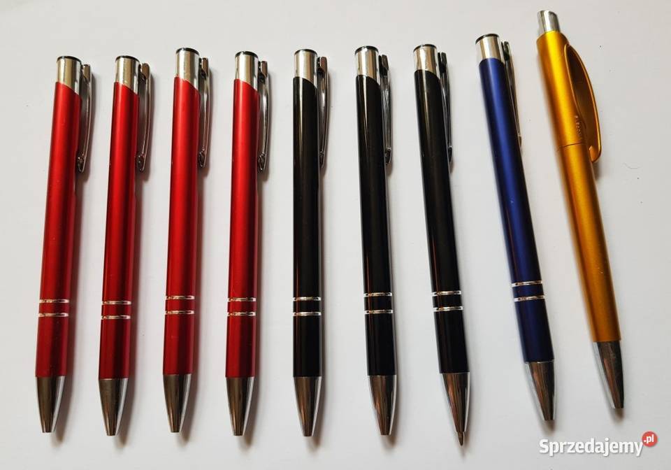 komplet metalowych długopisów elegancki szkolny Kielce