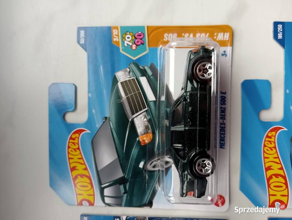 Hot Wheels zestaw MercedesBenz 500 E Mercedes kolorowy Zabawki Jaworzno