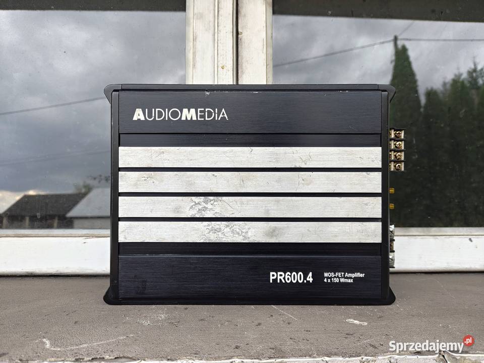 Wzmacniacz samochodowy 4 kanałowy Audiomedia PR Ilość kanałów 4 Niegowonice