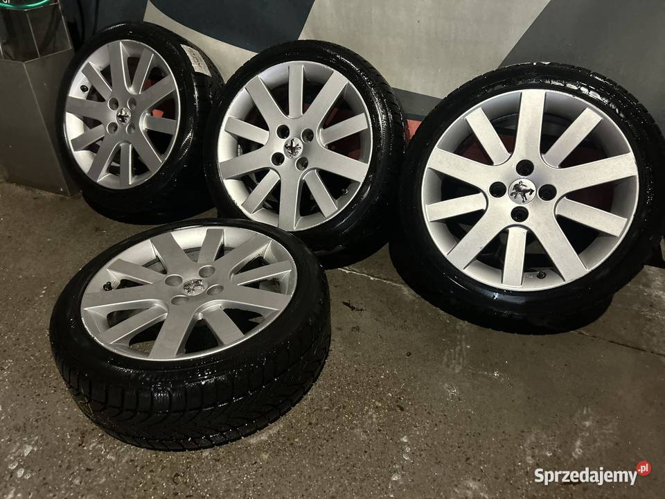 Sprzedam komplet kół felg peugeot gt 4x108 z Samochodowe Konin