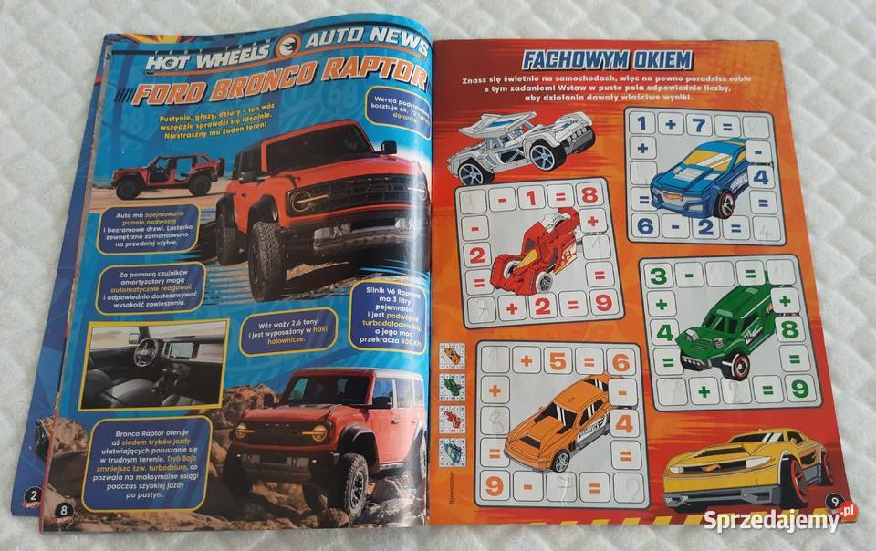 HotWheels 522 2022 Egmont Książeczki dzieci śląskie Czeladź