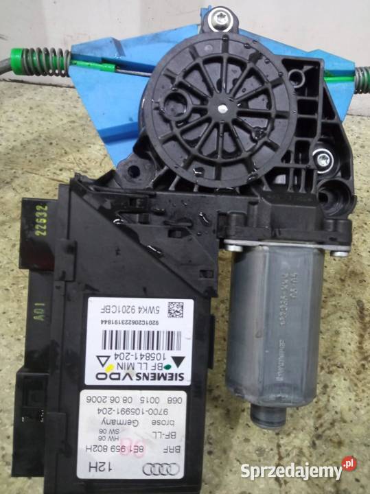 MECHANIZM SZYBY PRAWY PRZÓD 8E1959802H Audi A4 Rok produkcji 2006