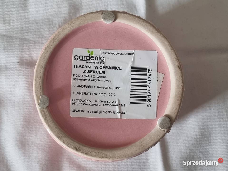 Walentynkowa ceramiczna osłonka na Warszawa