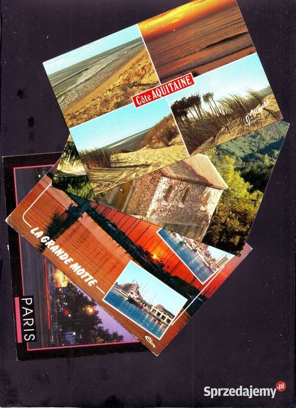 Kart Pocz Francja 4 Pocztówki i karty telefoniczne Gliwice sprzedam