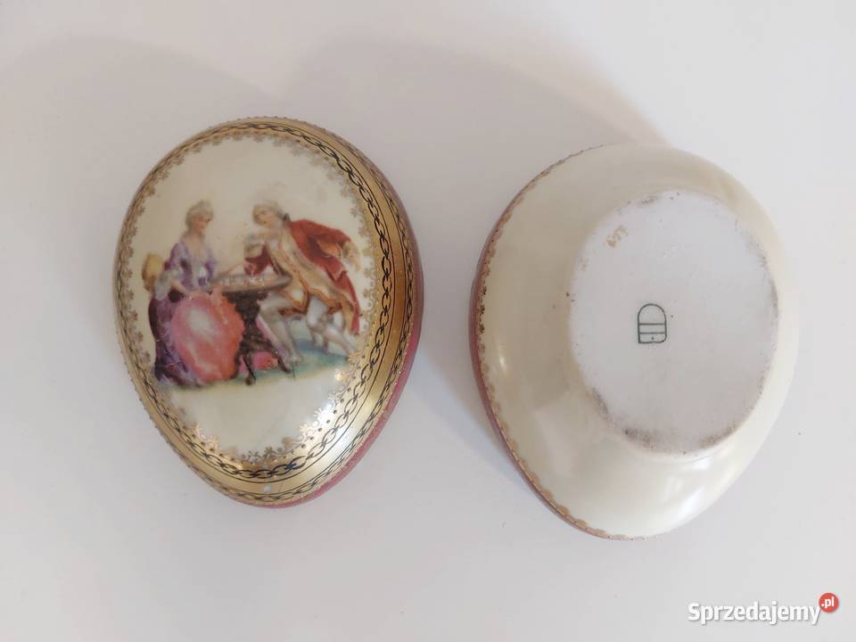 szkatułka na biżuterię ozdoba porcelana Poznań