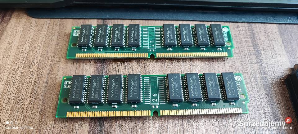 Pamięci 64MB EDO SIMM Chełmża