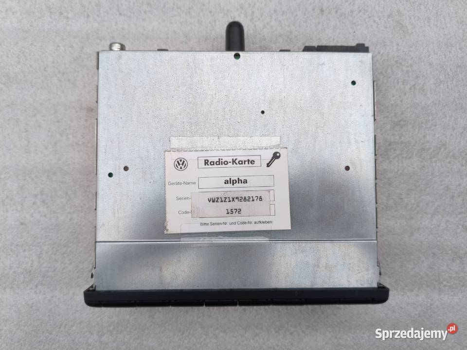 Radio Kasetowe Volkswagen VW Alpha KOD Wyszków
