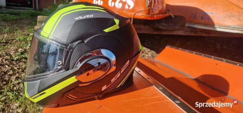 KASK szczękowy MOTOCYKLOWY 59 LS2 VALIANT CZYSTY Tarnowskie Góry sprzedam