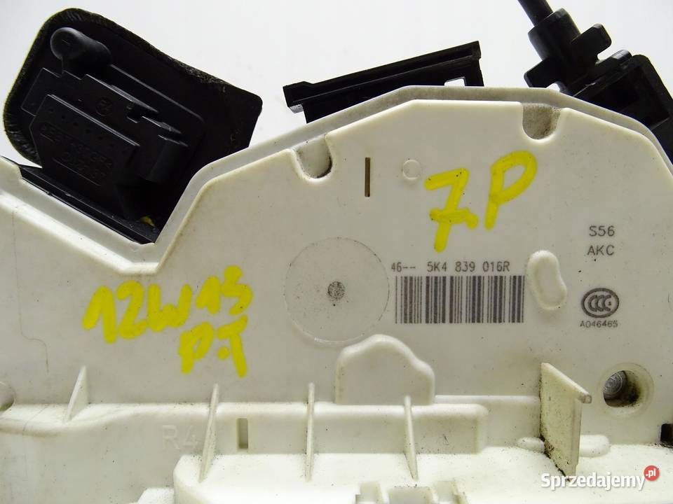 ZAMEK DRZWI PRAWY TYŁ TYLNY VW GOLF VII 7 PIN małopolskie