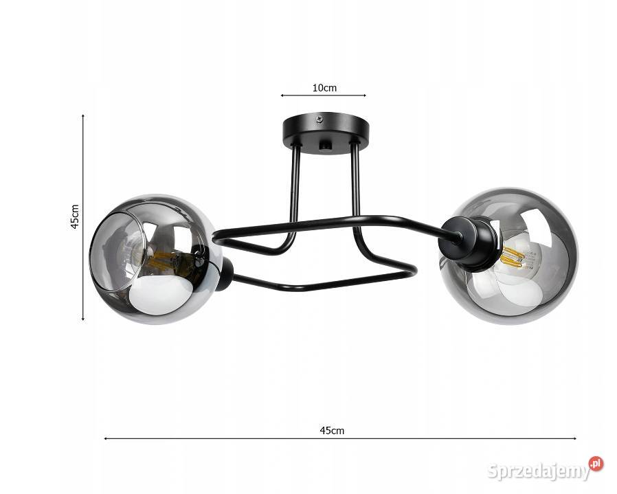 Lampa Wisząca Sufitowa Żyrandol KULA szklana Oświetlenie Choroszcz