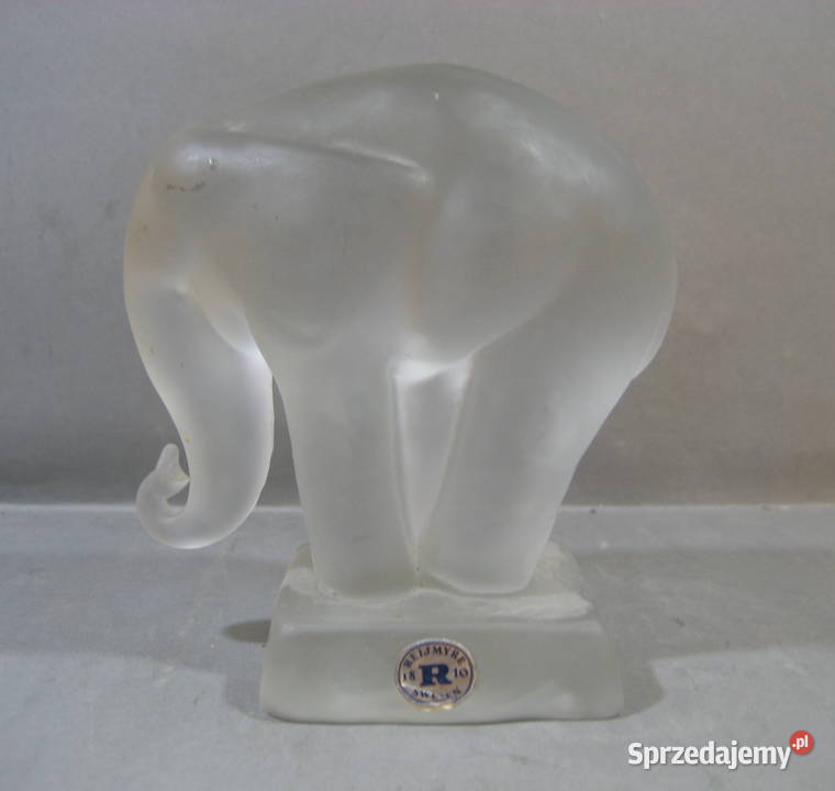 Figurka Szklana Slon Reijmyre Porcelana i szkło Warszawa