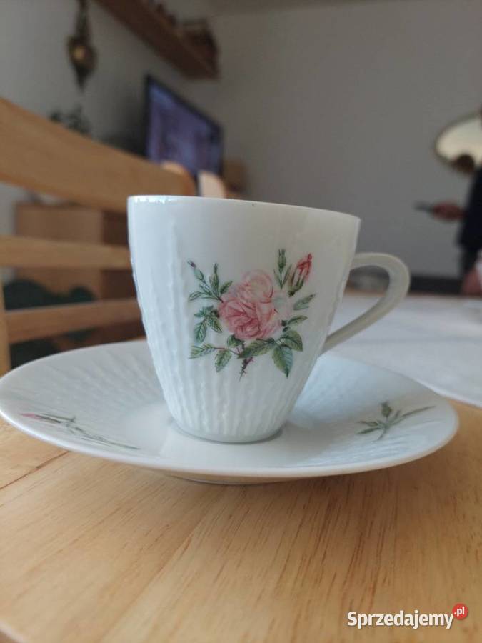 Duo porcelanowe do mokki HUTSCHENREUTHER ROSITA Mirosławiec