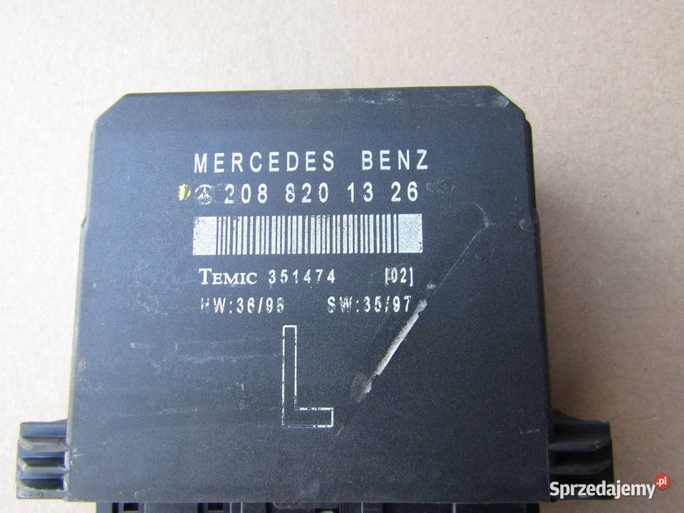 MODUŁ STEROWANIA DRZWI LEWYCH MERCEDES EKL W210