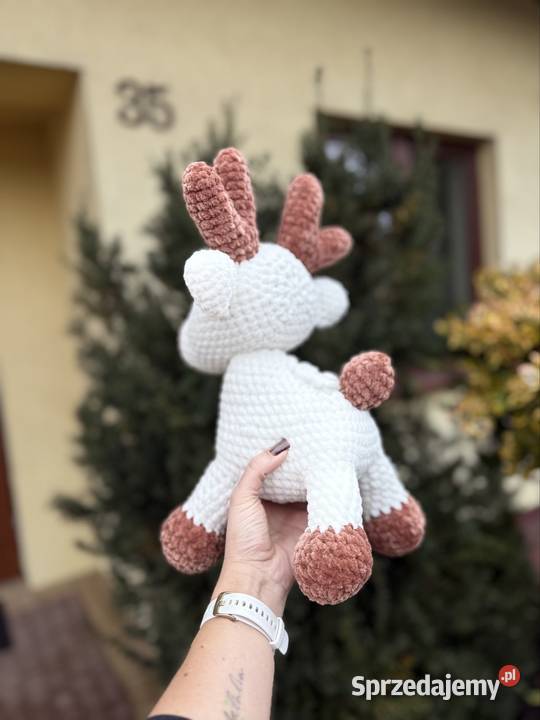 Renifer na szydełku Łódź