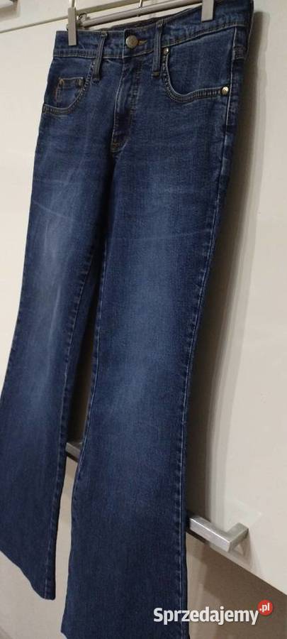 Spodnie jeansy Dzwony niebieski Lublin