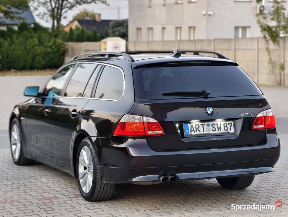 BMW 525i 25 LPG 218 AUTOMAT SKÓRY SZYBERDACH skórzana tapicerka Tuszyn