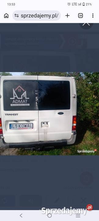 Fajny Transit 2005 20tddi hak holowniczy Ford lubelskie Lubartów