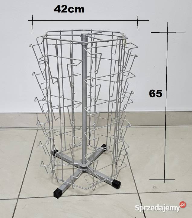 Ekspozytor na 30 pocztówek obrotowy Szczecin