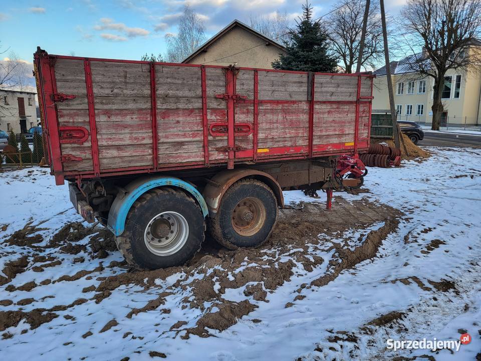 Przyczepa rolnicza 1720t tandem 3x stronny Przyczepy rolnicze Wąbrzeźno sprzedam