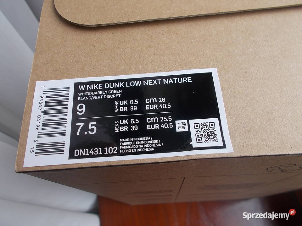 Eur 405 Nike Dunk Low Next Nature White Mint Poznań