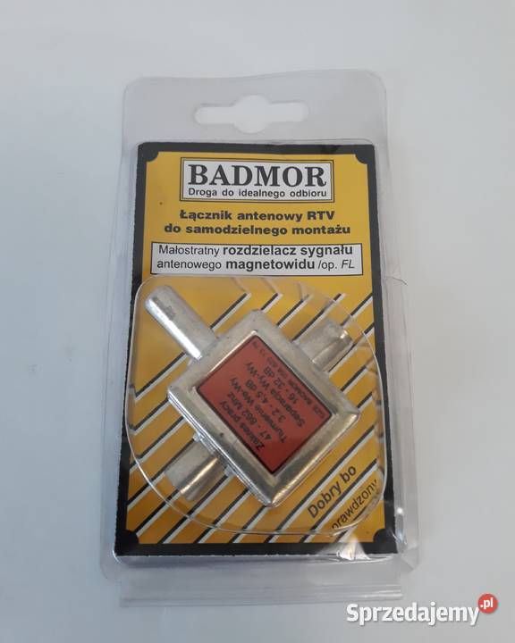 Nowe Badmor łącznik antenowy RTV do Konstancin-Jeziorna