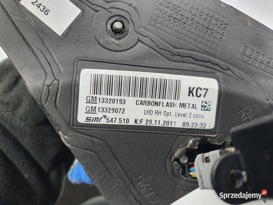 LUSTERKO PRAWE OPEL INSIGNIA A Z22C 10 PIN Lipno