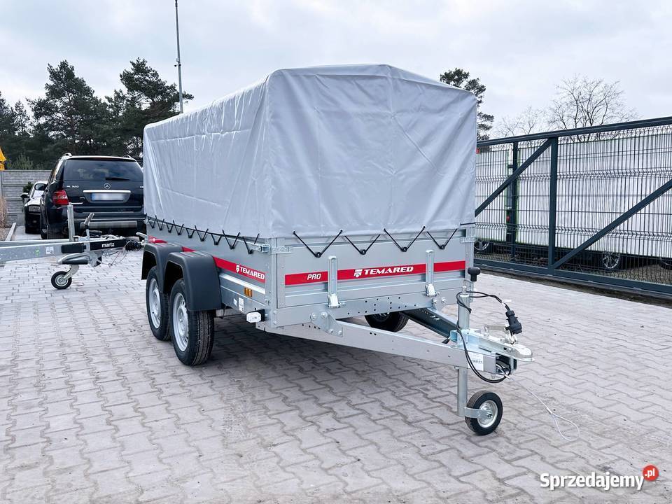 Przyczepka burtowa TEMARED PRO 26122 z plandeką