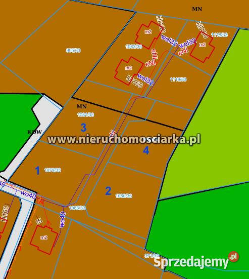Działka 968m2 Wodzisław Śląski