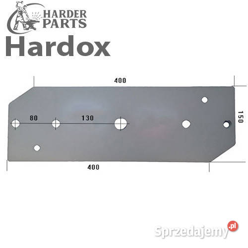 Płoza HARDOX 35062P części do pługa OVERUM